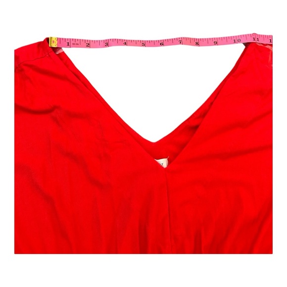 NWT! SOMA Grecian-Inspired Maxi Dress Tango Ombre Poppy in Women’s Medium - Picture 5 of 11